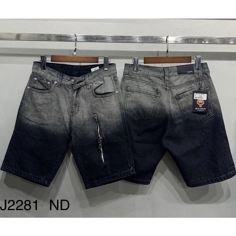 Quần short bò thời trang nam có hoạ tiết kéo khoá, Quần ngố mùa hè phong cách cá tính btshop từ 45 đến 75 kg