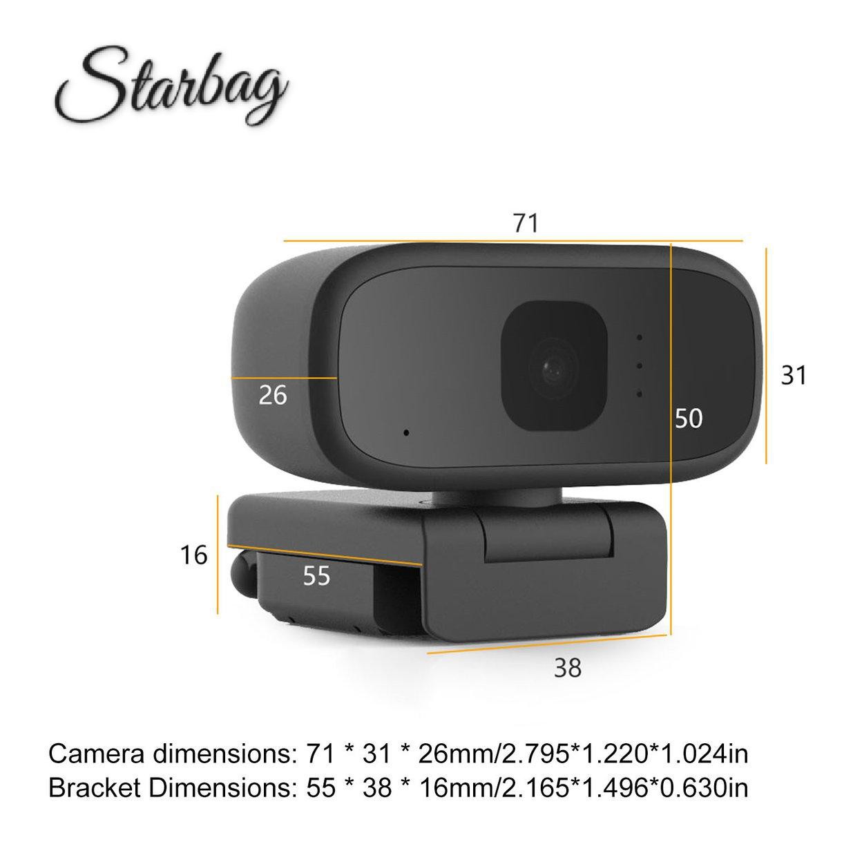 Webcam Mini 720p Hd Cho Máy Tính Kèm Phụ Kiện | BigBuy360 - bigbuy360.vn