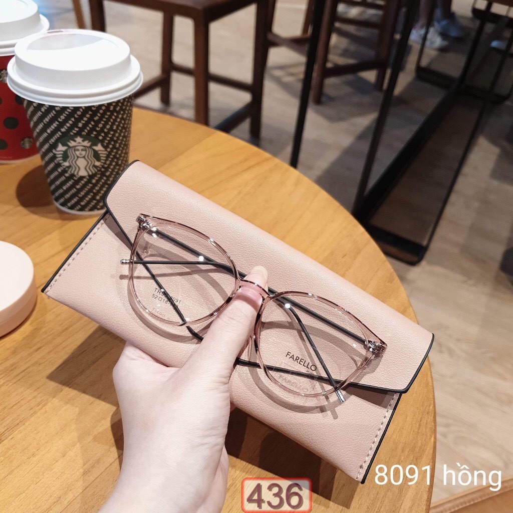Mắt Kính Giả Cận Gọng Dẻo Hàn Quốc 8091 Lyly K436 Siêu Hot - Hazo