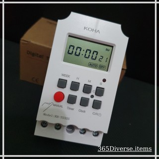 Bộ 2 timer điện tử THC15A và KOHA TS32S