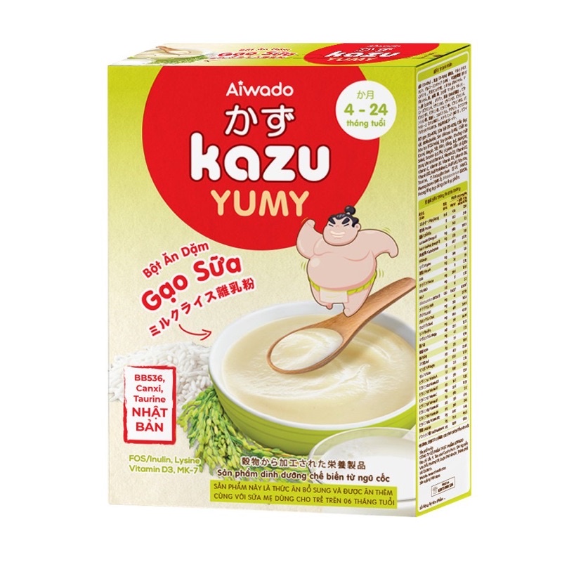 Bột ăn dặm kazu hộp 200g - đủ vị - ảnh sản phẩm 3