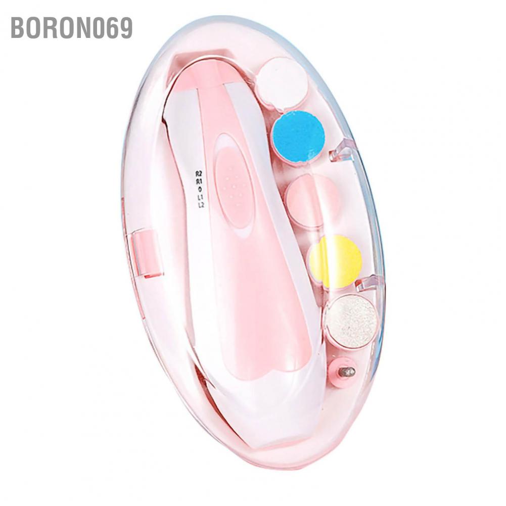 Dũa móng tay LED cho bé Bộ cắt bằng điện làm Chăm sóc tỉa trẻ mới biết đi Trẻ em sơ sinh Boron069