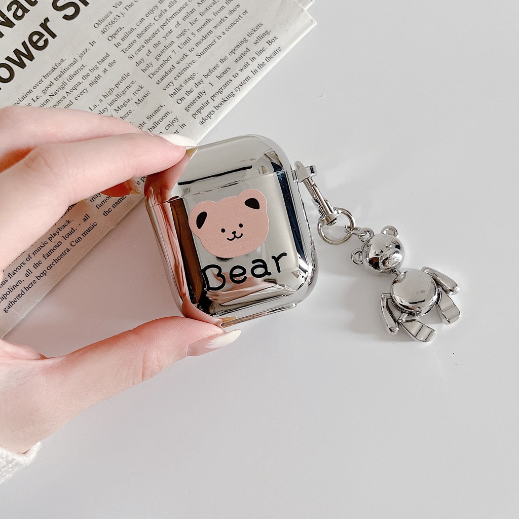 Vỏ Bảo Vệ Hộp Sạc Tai Nghe Bluetooth Không Dây Lenovo Thinkplus LP40 Bằng tpu Mềm Mạ Điện Chống Sốc Họa Tiết Hoạt Hình Dễ Thương