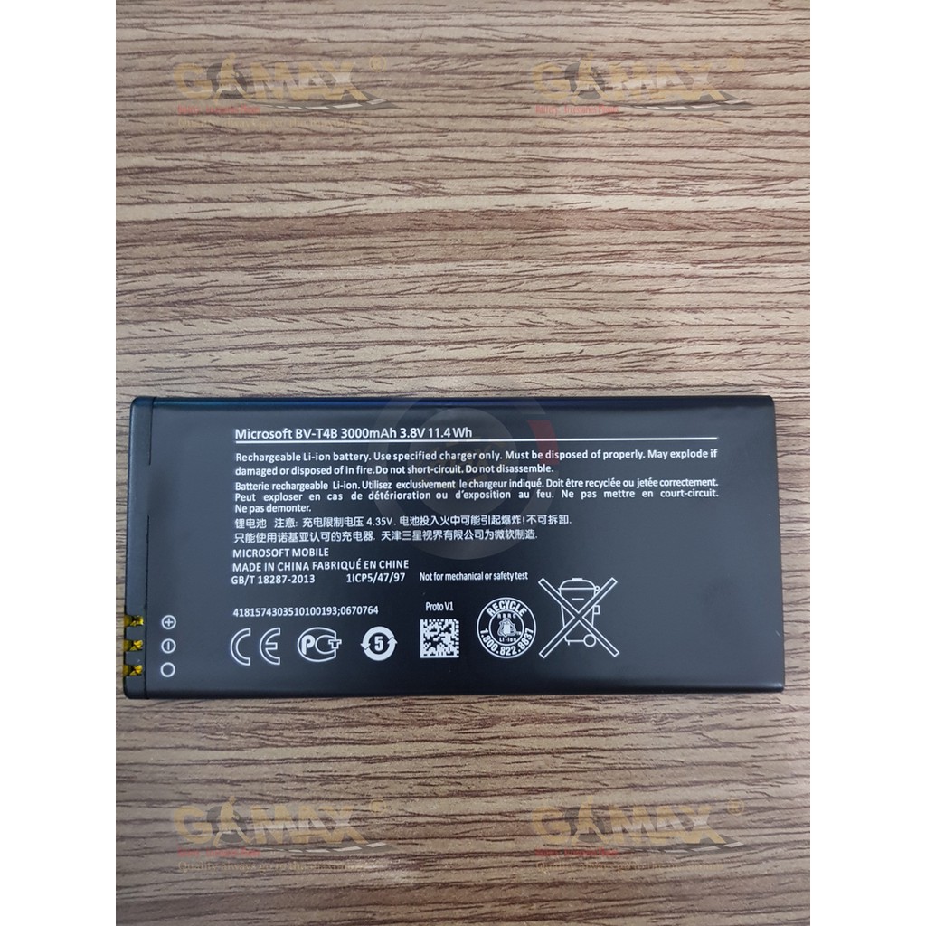 Pin Điện Thoại Microsoft Lumia 640 XL BV-T4B 3000mAh