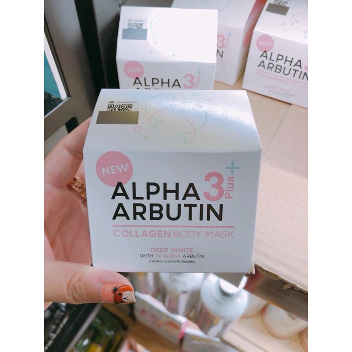 Kem Dưỡng Trắng Da Body Alpha Arbutin Collagen 3 Plus Cream 100g Thái Lan