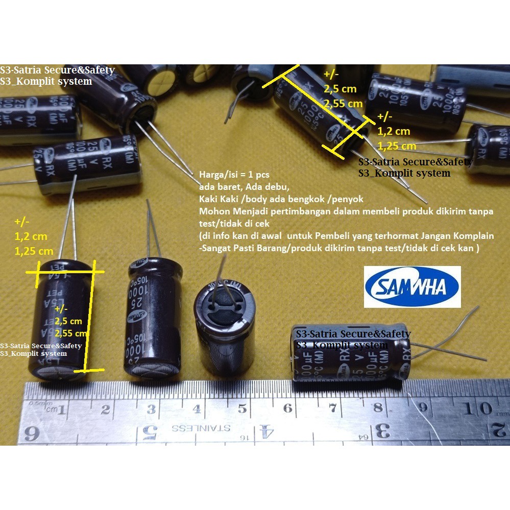 Tụ Điện 1000uf 25v Elco 1000uf 25vol V 25 Vol 1000uf / 25v 1000uf25v Chuyên Dụng