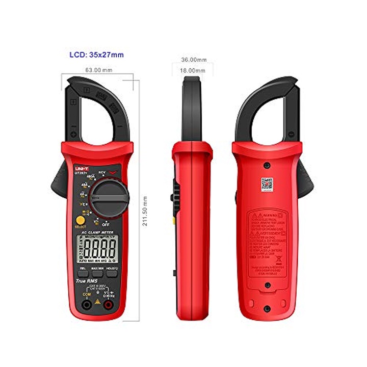 Đồng Hồ Ampe Kìm Kẹp Dòng UNI-T UT202, Hàng Chính Hãng UNI-T