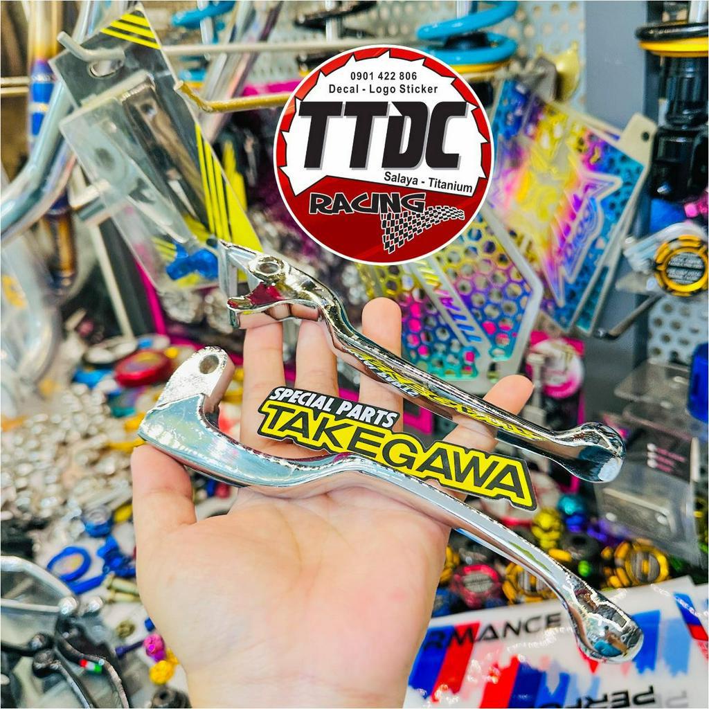 [Giá 1 cặp] Tay thắng niken siêu bóng gắn cho xe Exciter 150✌