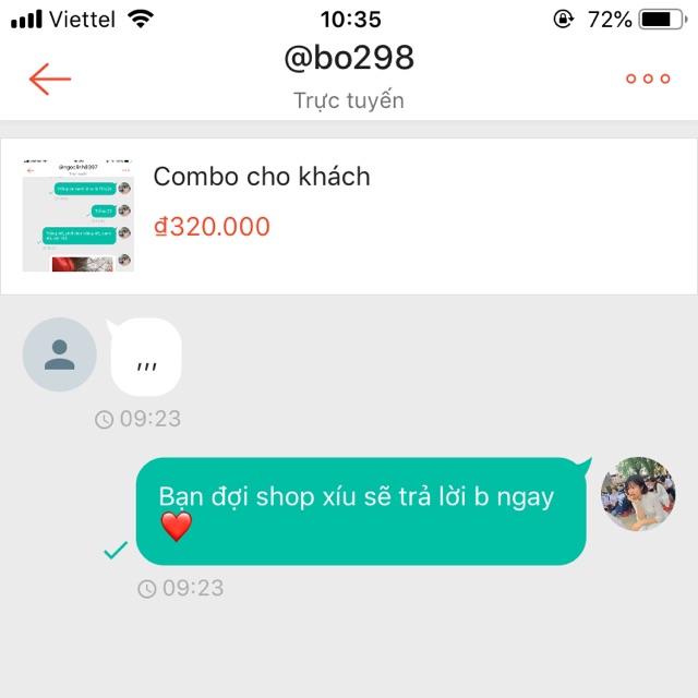 Combo cho khách live