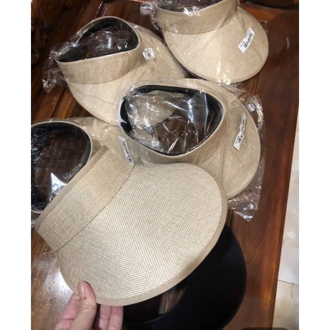 Set mũ cói mix 2 màu