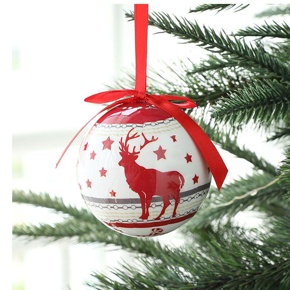 Muvako Trái Châu Trang Trí Cây Thông Noel Quả bóng xốp hình dán Giáng sinh