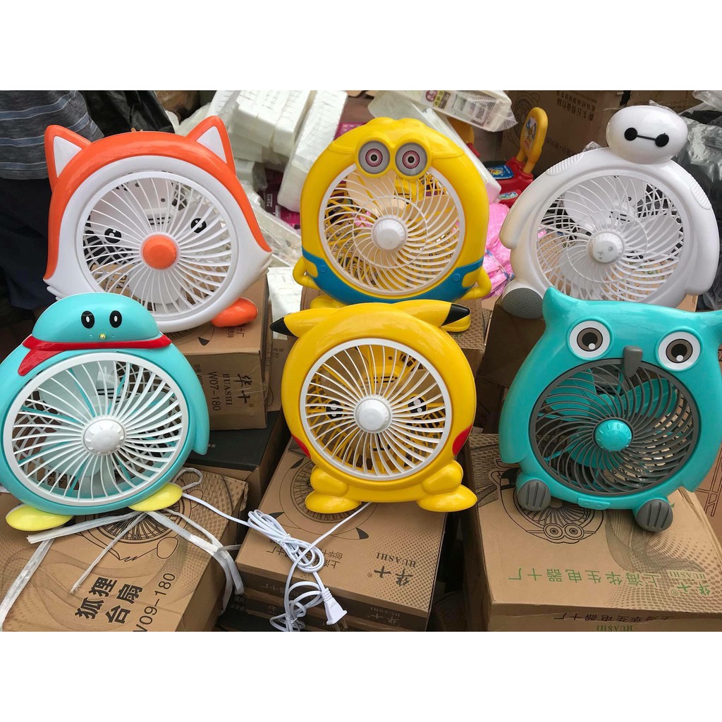 [GIÁ TỐT NHẤT] Quạt 3 cánh cắm điện mini hình thú | BigBuy360 - bigbuy360.vn