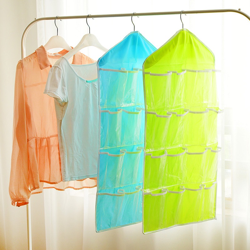 Túi Treo Đựng Đồ Lót / Vớ 16 Ngăn Tiện Dụng