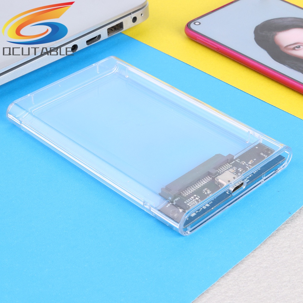 Hộp đựng ổ cứng ngoài USB 3.1 Type-C 2.5 inch SATA HDD SSD