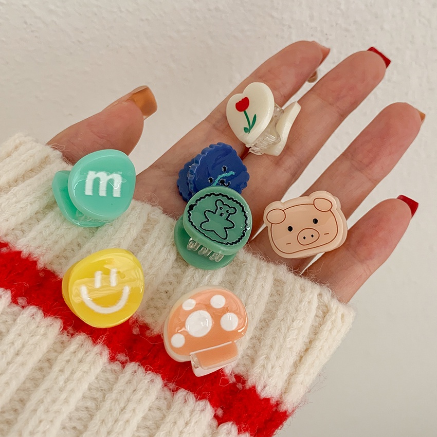 ✨✨Kẹp tóc họa tiết hoạt hình phong cách Hàn Nhật xinh xắn cho nữ