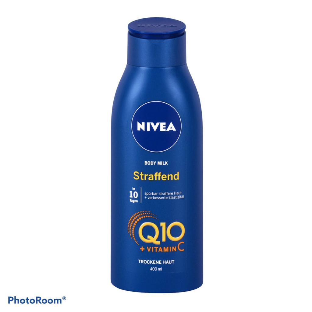 SỮA DƯỠNG THỂ TRẮNG DA CHỐNG LÃO HOÁ NIVEA Q10 400ML - BILL MUA TẠI ĐỨC