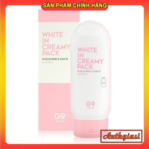 Kem Ủ Tắm Trắng Da Mặt và body G9Skin White In Creamy Pack Whitening 200ml G9 Skin