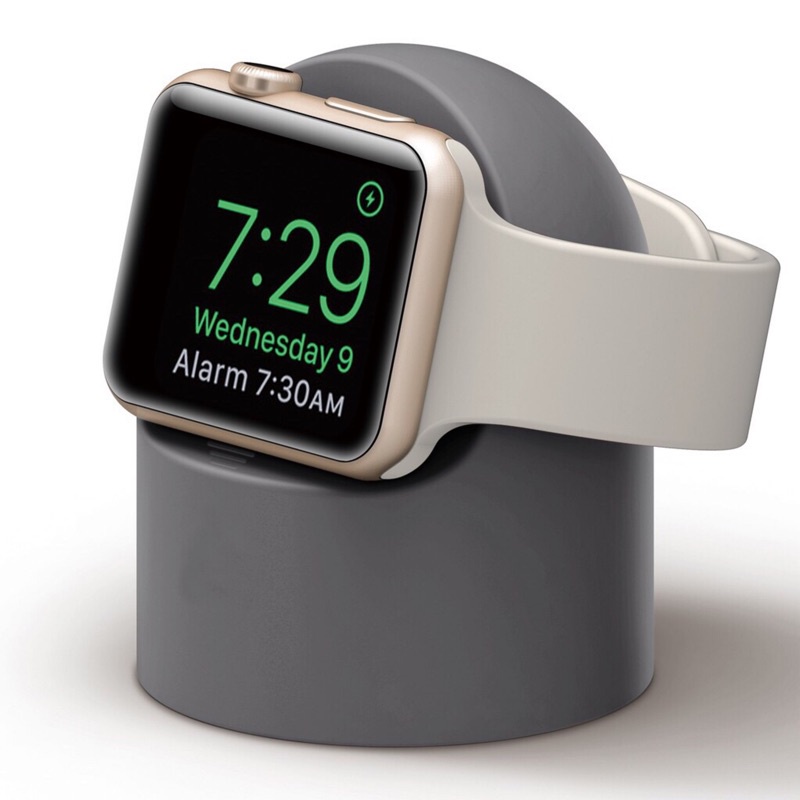 Đế sạc silicone trang trí thích hợp cho đồng hồ iWatch SE 7 6 5 4 3 2 1 38-45mm