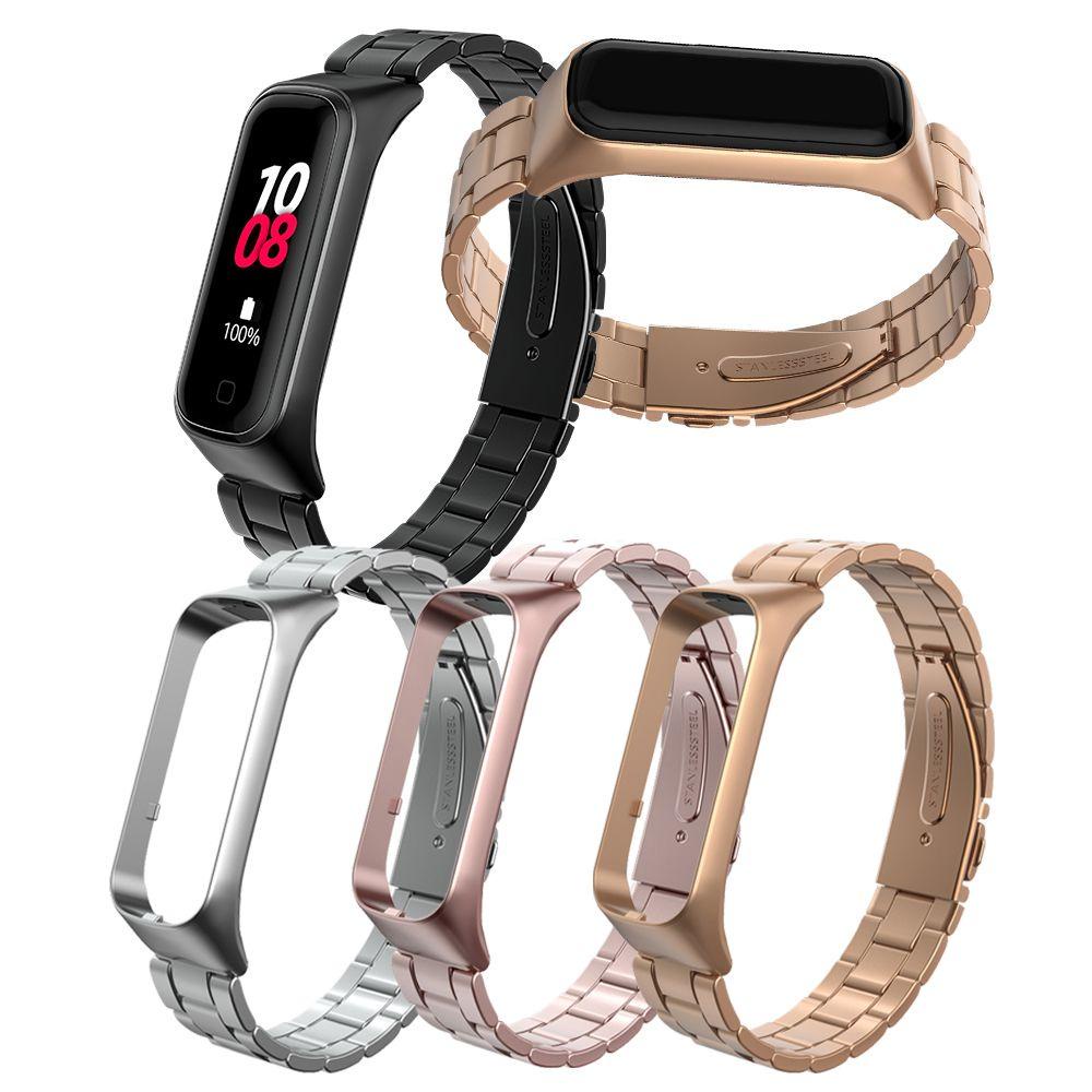 Dây Đeo Thay Thế Bằng Thép Không Gỉ Cho Samsung Galaxy Fit 2 R220