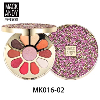 Phấn Mắt 11 Ô Màu Mack Andy Tròn ( ảnh thật có video)