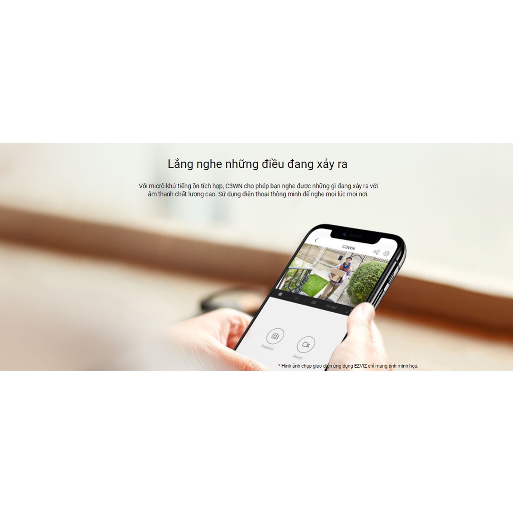 [CHÍNH HÃNG] Camera Wifi, Camera Ngoài Trời Wifi 2MP EZVIZ C3WN HD 1080P Hồng Ngoại - Hàng chính hãng bảo hành 24 tháng | BigBuy360 - bigbuy360.vn