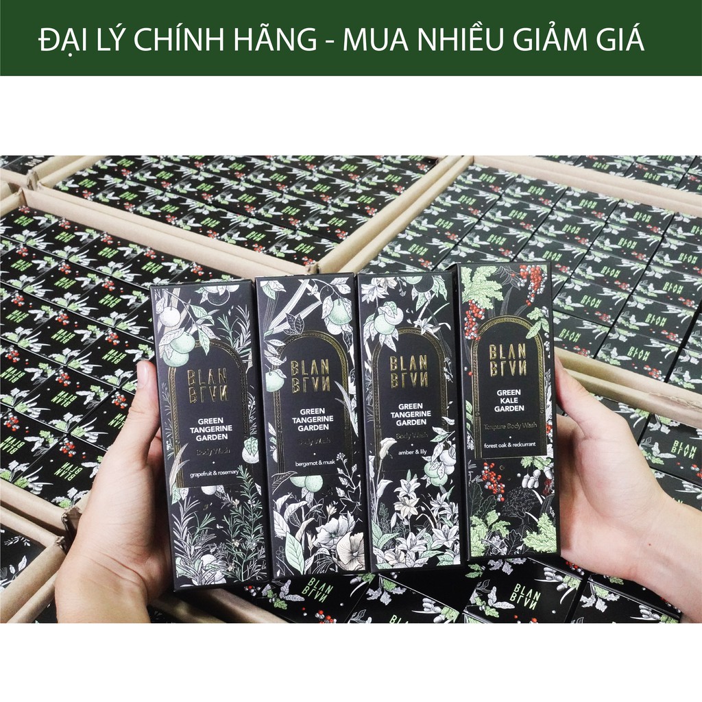 Sữa tắm nước hoa BLANBLVN tinh dầu hữu cơ Hàn Quốc giúp thư giãn, giảm stress, giải tỏa căng thẳng