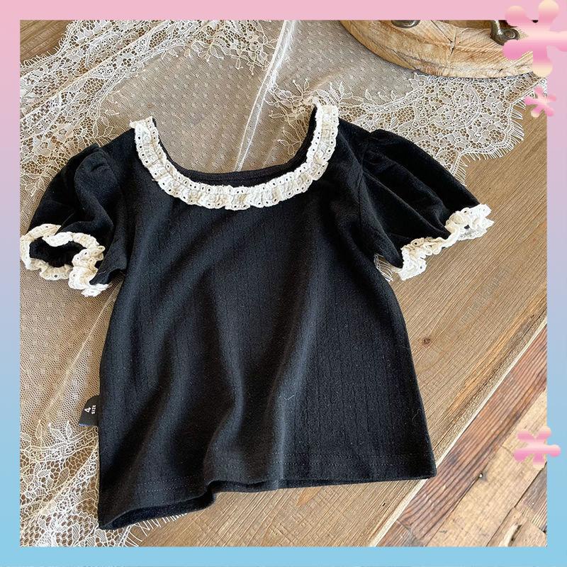 Áo Sơ Mi Tay Ngắn Thời Trang Mùa Hè Phong Cách Hàn Quốc Dễ Thương Dành Cho Bé Gái 2022