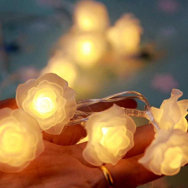 Dây Đèn Led Hình Hoa Hồng Trang Trí
