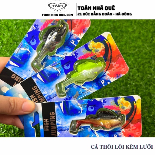 Mồi Câu Lure Giả Cá Thòi Lòi Dark Sleeper Câu Lóc Đen - TNQ LURES TOÁN NHÀ QUÊ
