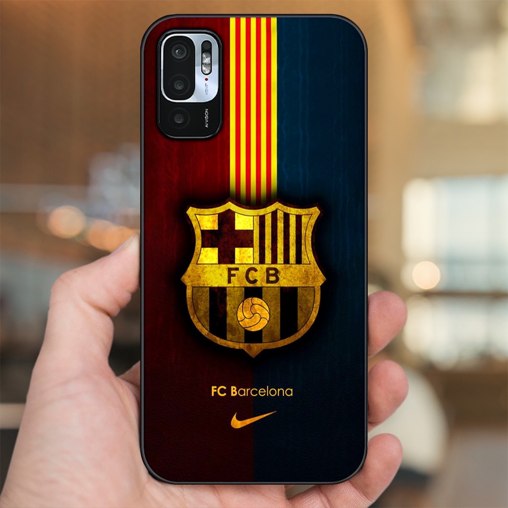 Ốp lưng Xiaomi Redmi Note 10 5G viền đen in hình Barcelona Barca