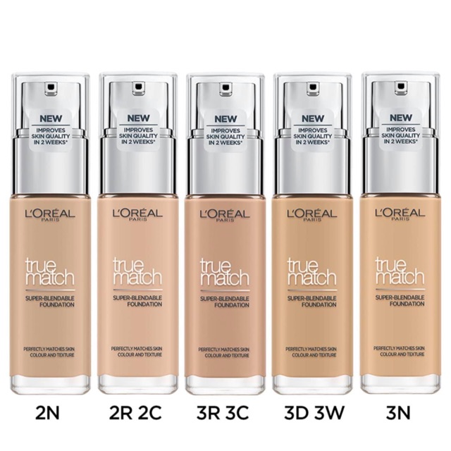 KEM NỀN L'ORÉAL TRUE MATCH LIQUID FOUNDATION - KEM NỀN SỐ 1