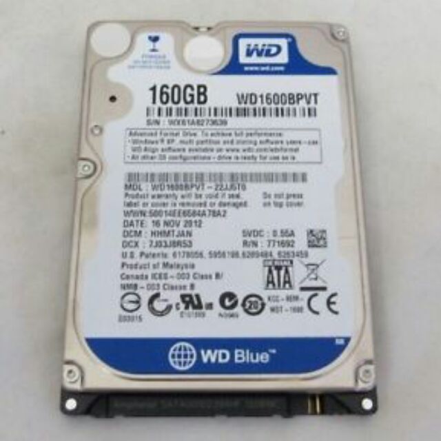 Ổ cứng Laptop 160GB | BigBuy360 - bigbuy360.vn