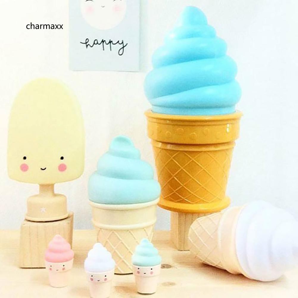 Đèn ngủ hình cây kem ốc quế độc đáo