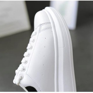 Giày Sneaker MCQ Hoa Cúc Dây Lụa Cao Cấp Full Box Full Bill