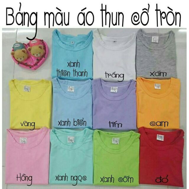 Áo thun cổ tròn