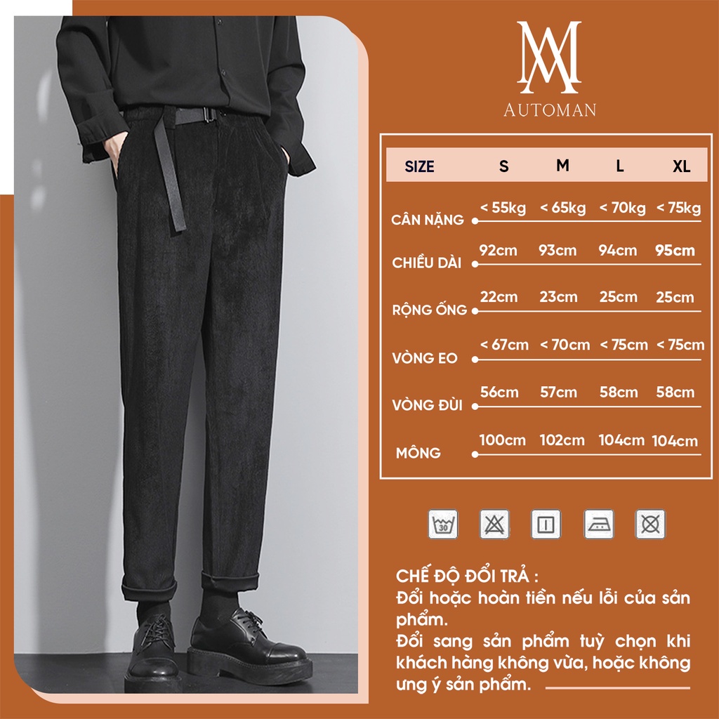 Quần Baggy Nhung Tăm Hàn Quốc Chất Nhung Tăm Phong Cách Trẻ Trung, Năng Động  Q41