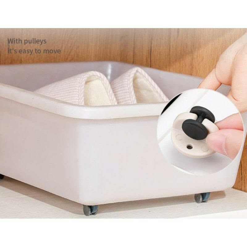 Set 4 bánh xe mini di chuyển đồ đa năng dễ dàng loại tốt siêu bền Bộ 4 bánh xe đẩy gắn đồ nội thất tiện dụng