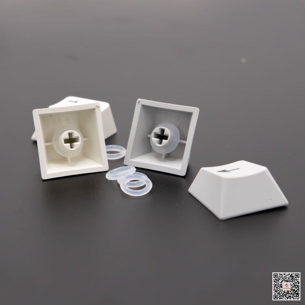Combo 20 vòng oring/ozing chống cấn keycap, vòng đệm giảm âm bàn phím cơ, chống cấn cho mạch ngược | Đệm keycap, switch