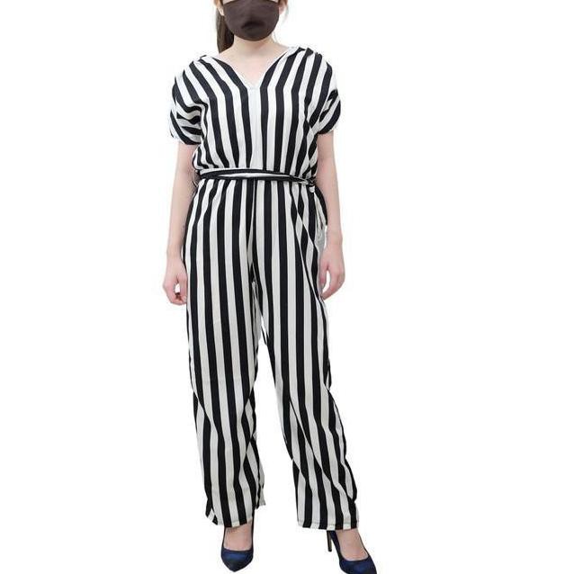 Bộ Jumpsuit Công Sở Thoải Mái Cho Nữ Đen