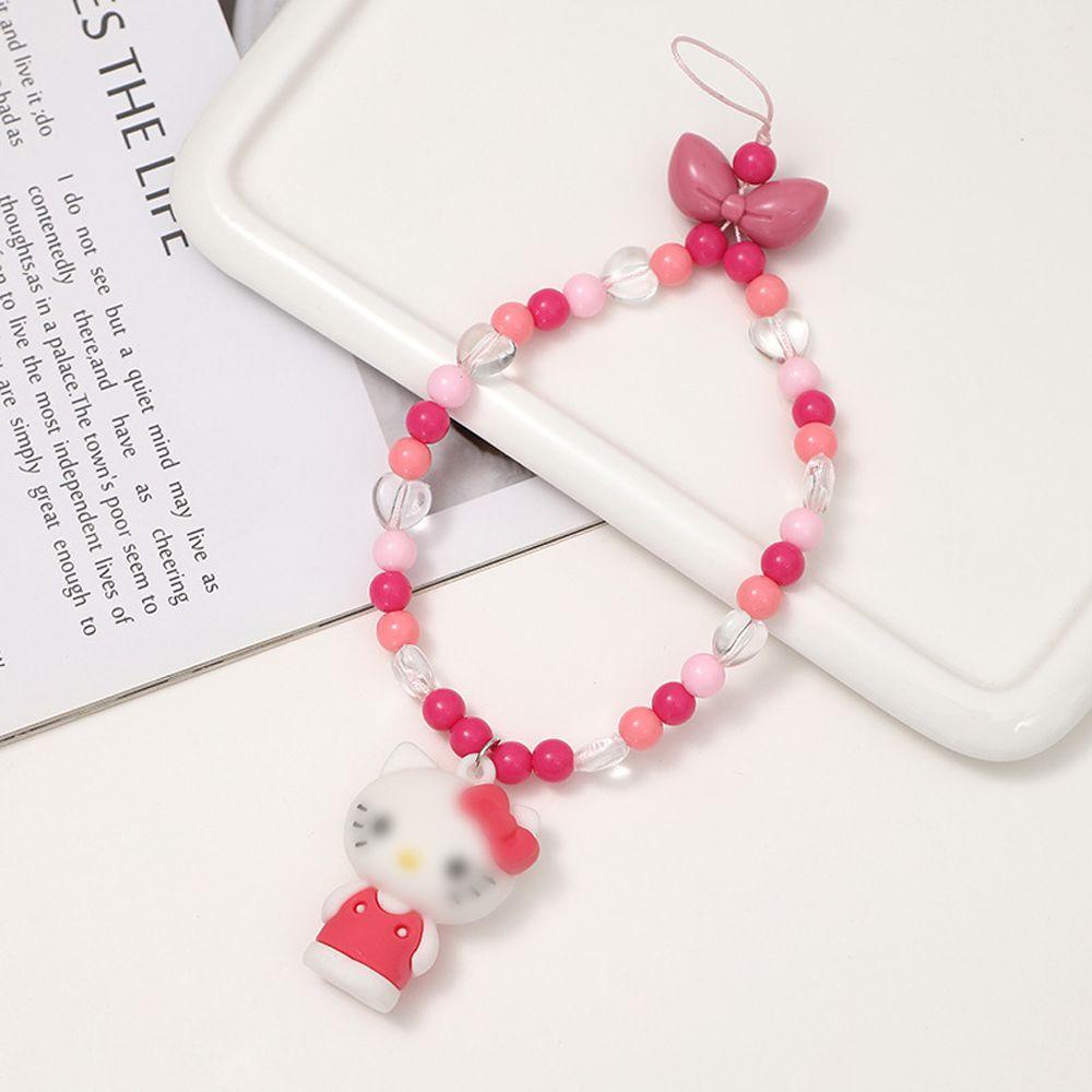 Dây Đeo Điện Thoại Bằng Acrylic Chống Thất Lạc Hình Kuromi My Melody Dễ Thương