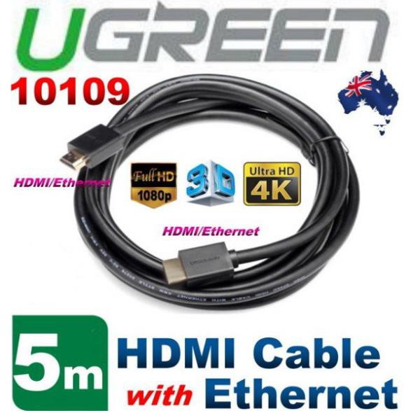 Cáp HDMI 5m Chính Hãng Ugreen 10109