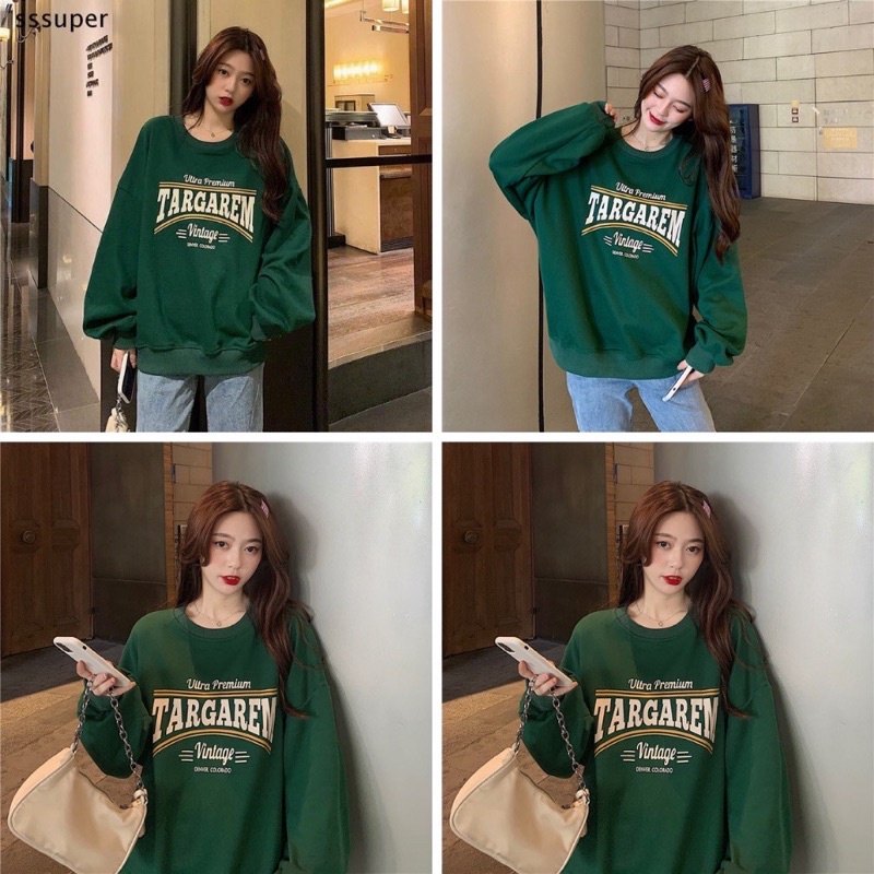 [Mã 12FASHIONSALE1 giảm 10K đơn 50K] Áo Sweater VINTAGE Unisex Form To, Áo Nỉ Nam Nữ Unisex