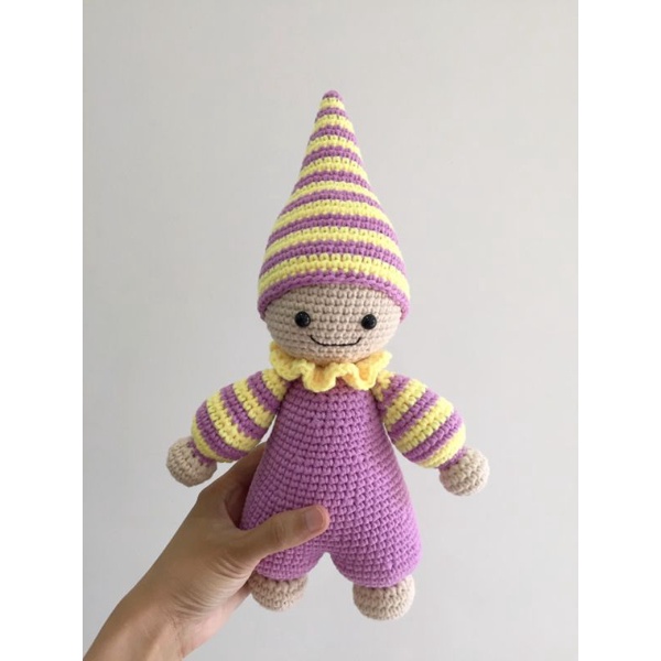 Chú hề bằng len - quà tặng len handmade – Clown Amigurumi