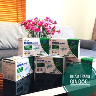 Khẩu trang y tế Xuất Hàn 4 lớp (50c/Hộp) -Màu xanh, trắng, xám - Hãng Thảo Nguyên