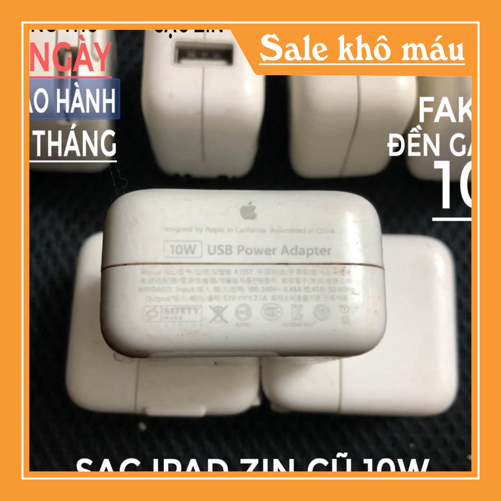 Linh Chi Mobile Củ sạc Ipad, iphone 10w chân dẹt zin cũ, sạc ổn định không loạn chip - Uni Shop Liên Hệ 078.461.2222 - 0