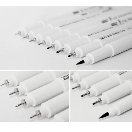 MỚI Bút line chuyên nghiệp Marvy Uchida 4600 nhiều màu All Size 0.6 0.8 0.9