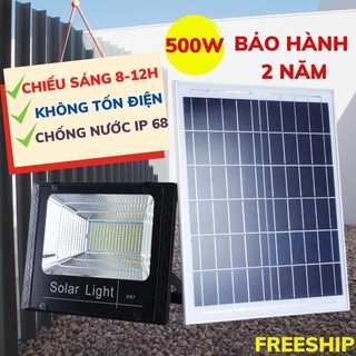 Đèn năng lượng mặt trời, đèn led siêu sáng chiếu sáng ngoài trời năng lượng mặt trời asaki