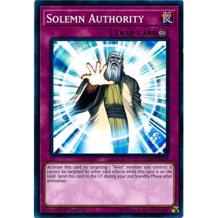 Thẻ bài Yugioh - TCG - Solemn Authority / LEHD-ENB29'