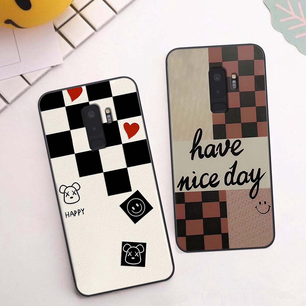 Ốp Samsung S9 / S9 Plus / S9+ caro trái tim cá tính, thời trang siêu đẹp, siêu phong cách
