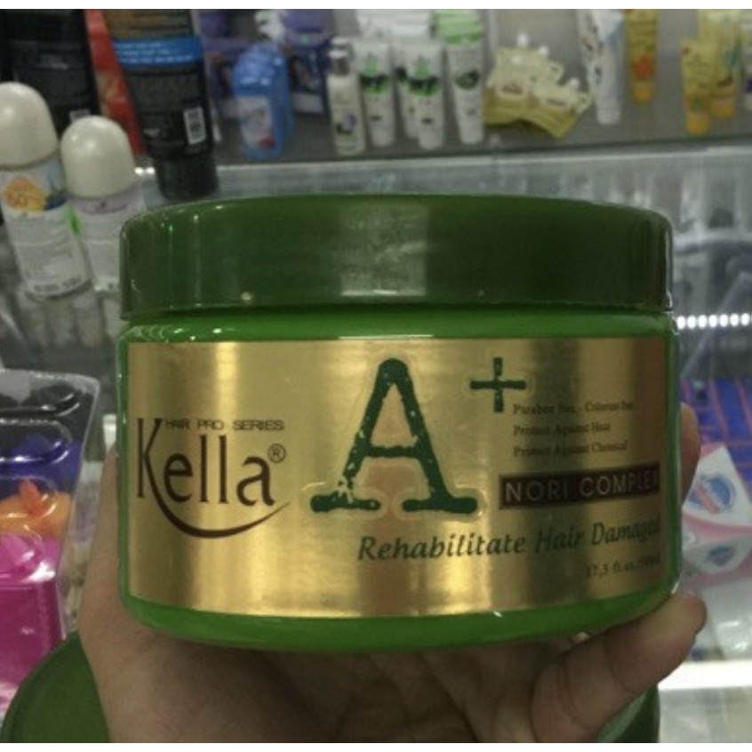 Hấp dầu Kella A+ Nori Complex Rehabilitate Hair Damaged 500ml
